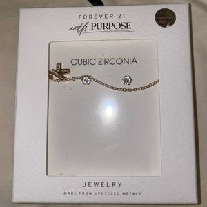 Forever 21 Cubic Zirconia jewelry set